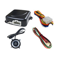 Système d'alarme de voiture à sens unique Pousser le démarrage Arrêter l'allumage Télécommande Système d'entrée sans clé Bouton de démarrage Kit de voiture