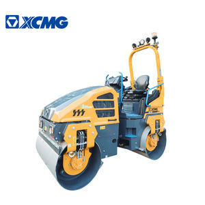 XCMG Offizielle XD120 Vibrations-Tandem walze 2,9 Tonnen Chinesische brandneue Doppeltrommel-Straßen walzen verdichter Preis zum Verkauf - Product Image 1