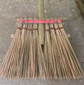 Hot Selling Eco-friendly Cleaning Outdoor Indoor Farm Garden Tool Natural Sweeping Bamboo Broom