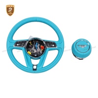 Kit de mise à niveau pour Bentley Continental GT 2004-2017 (ancien modèle) vers l'intérieur de voiture 2020-2024 (nouveau modèle) : cadre de tableau de bord, panneau, housse de siège, volant