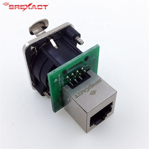 Zinc Alloy Standard Ethernet Cat5E Ethercon Adapter Straight RJ45 Chassis Connectors for Lighting <b>Network</b> - Product Image 4