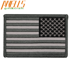 Đảo ngược cờ mỹ thêu vá Yêu Nước USA 3D sắt trên vai vá mới Twill vải Thương hiệu Mới chúng tôi cờ thiết kế - Product Image 2