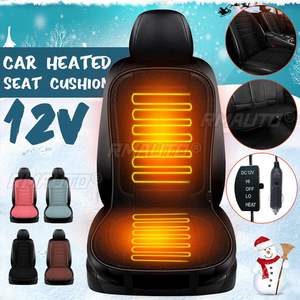 Coussin chauffant universel 12V pour siège de voiture, chauffage électrique 10S, pour sièges avant et arrière, idéal pour l'hiver - Product Image 1