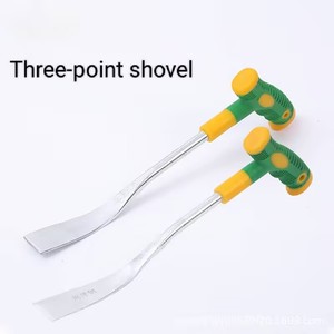 Outils de jardinage : pelle et râteau avec pelle en plastique et manche pour planter, creuser et ameublir la terre - Product Image 3