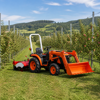 Tracteur chinois Euro 5 CE COC EPA, moteur diesel 18-25 CV, machine agricole, 4 roues motrices, tracteur agricole