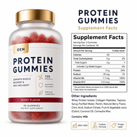 Gummies Protéinés pour la Récupération Musculaire Saveur Baies – Complément Quotidien de Bien-être – Marque Privée OEM – Formule Personnalisée – Vente en Gros Professionnelle