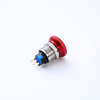 Bouton d'arrêt d'urgence ELEWIND - Métal 22 mm & Interrupteur Électronique 16 mm 1NO Étanche IP41 LED Antidéflagrant pour Arrêt d'alimentation