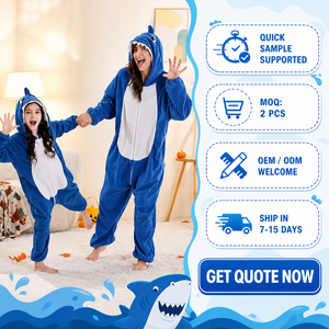 <span class=keywords><strong>Pyjama</strong></span> Kigurumi en polaire pour enfants, motif animal, à capuche, dessin animé, pour Halloween et Noël, vente en gros, fournisseur direct d'usine - Product Image 1