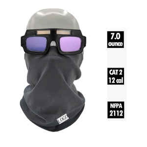Résistant aux flammes NFPA 70E CAT 2 <span class=keywords><strong>FR</strong></span> cagoule écharpe cache-cou couverture faciale Bandanas Tube pétrole gaz champ fer protection électricien - Product Image 4