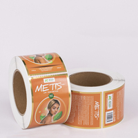Autocollants en vinyle mats faits à la main, autocollants adhésifs étanches, personnalisés, étiquettes d'emballage de bouteilles, pour lotion, pour le soin de la peau, en rouleau