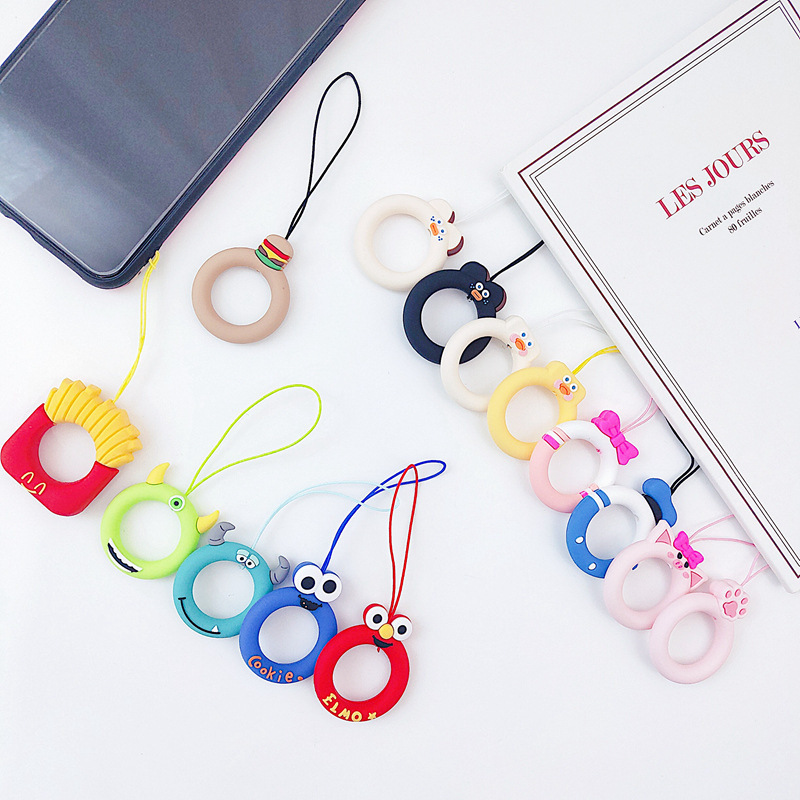 Factory Direct Sales Customized Universal Portable Silicone Phone Lanyard With Card Cover Silicone Phone Holder Lanyard Image 5