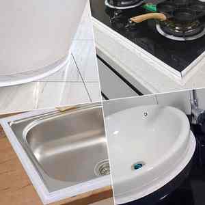Calafateo de cocina, antimoho, impermeable, Pvc, <span class=keywords><strong>cinta</strong></span> de sellado <span class=keywords><strong>para</strong></span> <span class=keywords><strong>fregadero</strong></span>, sellador de calafateo lateral de pared, azulejo de cerámica, <span class=keywords><strong>cinta</strong></span> <span class=keywords><strong>para</strong></span> huecos a prueba de moho - Product Image 3