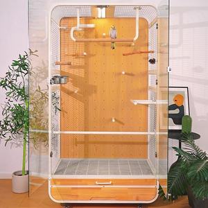 กรงนกขนาดใหญ่แบบพาโนรามาใหม่คลาสสิกกรงนกแก้วขนาดใหญ่กรงสัตว์เลี้ยง - Product Image 1