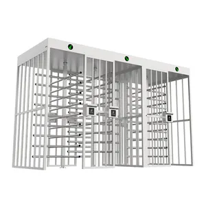 Full Height Pedestrian Revolving Turnstile Access Control Hik Turnstile Biometric Access Turnstile