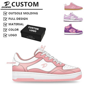 Zapatos de Mujer con Diseño de Logotipo Personalizado, Zapatillas Retro de Caña Baja, Casuales, Antideslizantes, Originales, de Cuero, para Patinar - Product Image 1