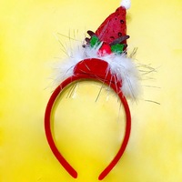 Décorations de Noël, Bandeaux de Noël, Réseaux à cheveux en forme de bois de cerf, Accessoires de fête, Cadeaux pour enfants, Réseaux à cheveux en vente
