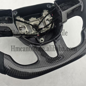 Volant de direction en cuir perforé en fibre de carbone de qualité supérieure, nouveau design, pour Dodge Challenger SRT - Product Image 3
