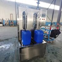 20L 25L杰瑞罐pet瓶半自动称重灌装封口机，带伺服泵2喷嘴封盖包装