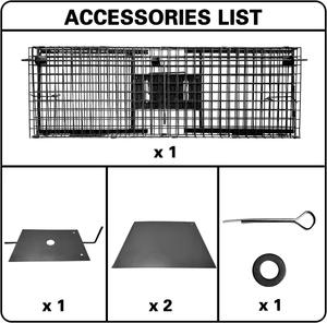 Belette Renard Pliable Snap Trap Crabe Rat <span class=keywords><strong>Sanglier</strong></span> Animal <span class=keywords><strong>Cage</strong></span> pour Lapin Souris Smart Rongeur Bait Station avec Logo Personnalisable - Product Image 6