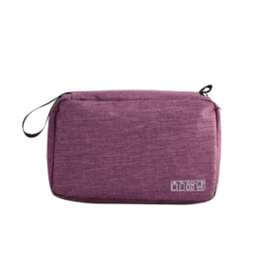 Sac de maquillage personnalisé en polyester imperméable, sac de toilette suspendu pour l'extérieur, organiseur de rangement - Product Image 5