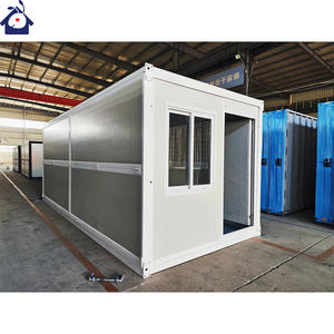 Usine 20ft auto pliant préfabriqué conteneur maison mobile portable caravane conteneur maison préfabriquée deux chambres un hall plier maison - Product Image 5