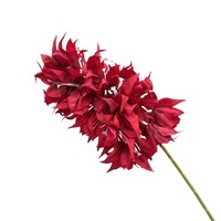 Bunga Nanas Buatan Elegan, Bunga Hydrangea Nanas Besar, Bunga Sutra Kepala Tunggal untuk Dekorasi Rumah dan Pernikahan