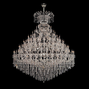 Großer Maria-Theresia-Kristall-Kronleuchter im Europäischen Stil, Kerzen-Pendelleuchte für Hochzeit, Hotel-Lobby, Villa, Luxuriöse Hängelampe zur Dekoration - Product Image 2