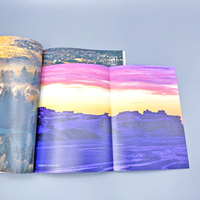 Livre en papier Offset personnalisé pour agence de voyages Brochures Section Reliure cousue avec tour opérateur Itinéraires & Guides cartographiques