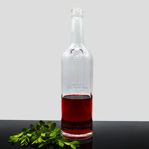 Fabricant chinois de bouteilles en verre super flint Ruisheng pour whisky, brandy, <span class=keywords><strong>XO</strong></span>, rhum, gin, vodka avec design en relief - Product Image 1