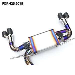 Tubos de Escape Catback de Titanio de Alta Calidad con Válvula Silenciadora, Acabado Liso de 1.2 mm de Espesor para <span class=keywords><strong>BMW</strong></span> Serie 4 F32 F33 F36 <span class=keywords><strong>418i</strong></span> 420i 425i 428i - Product Image 6