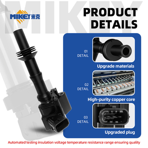 Bobine d'allumage 9808653680 pour Peugeot 2008 308 408 Citroën C3-XR C4 <span class=keywords><strong>Aircross</strong></span> 28457918 YL01399980 MIKEYA - Product Image 3