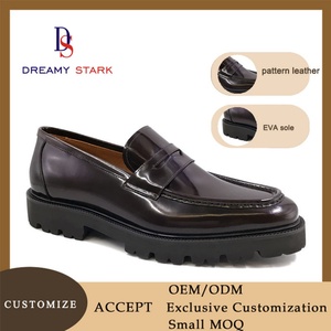 Chaussures Oxford pour hommes en cuir véritable brillant de haute qualité, fabriquées à la main en Italie, logo personnalisé, légères, confortables et respirantes pour l'automne - Product Image 4