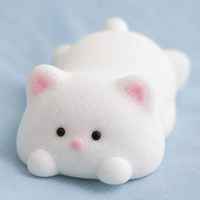 Vente en gros de mini animaux en TPR souple, jouets à presser, emballés individuellement
