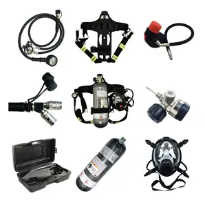 CE Hot Sale High Quality firefighter 6.8L SCBA Fire Fighting Positive Self Contained Air Breathing Apparatus