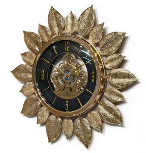 Horloge <span class=keywords><strong>murale</strong></span> de style européen, luxe léger, idéale pour les espaces décoratifs tels que les salons, les bureaux et les entrées - Product Image 1