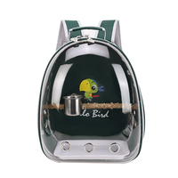 Sac de transport pour oiseaux, sac à dos de sortie pour perroquets avec perchoir, cage à oiseaux transparente, portable et poreuse, gris, noir, motif peau de phénix et de tigre