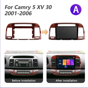 مشغل أسطوانات دي في دي للسيارة بشاشة لمس بنظام أندرويد للوسائط المتعددة والصوت ستيريو رباعي النواة لسيارات كامري 5 XV 30 2001-2006 - Product Image 2
