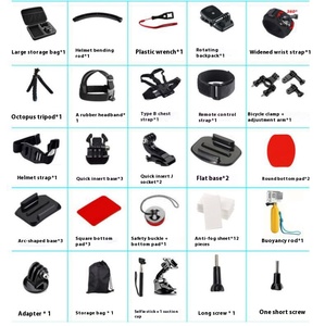 Cho GoPro 10/9/8/7/50/<span class=keywords><strong>1</strong></span>/120 Phụ Kiện Thiết Lập Ngoài Trời Thể Thao Máy Ảnh Gắn Kết Với Máy Ảnh Màu Đen Cho Anh Hùng 8/9/10/11 - Product Image 4