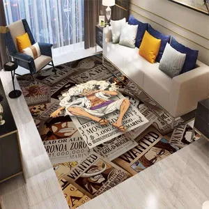 Alfombras de Personajes de One Piece, Alfombra de Pie para Habitación, Alfombra Antideslizante para Piso, Alfombra Grande para Decoración del Hogar, Dormitorio, Derivados de Anime - Product Image 2