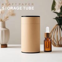 Barattolo di carta Kraft scatole di cartone vuote tè caffè cosmetico bottiglia di olio essenziale di cartone regalo tubo di imballaggio stampa di imballaggio