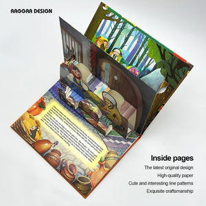 Libros de <span class=keywords><strong>Cuentos</strong></span> Educativos Personalizados <span class=keywords><strong>para</strong></span> Niños, Libros de Cartón con Diseño 3D, Libros de <span class=keywords><strong>Cuentos</strong></span> <span class=keywords><strong>para</strong></span> Dormir, Juguetes Impresos e Interesantes - Product Image 3