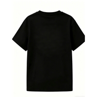 T-shirts décontractés pour enfants à motifs floraux en gros avec logo personnalisé multicolore imprimé