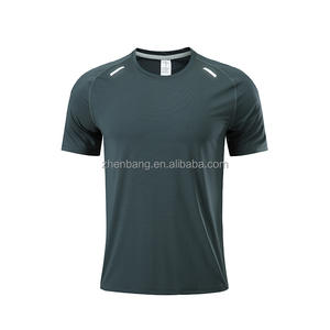 Vente en gros 2026 – T-shirts de sport personnalisés pour hommes avec logo réfléchissant, en polyester, pour la course, la gym et le fitness - Product Image 2
