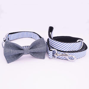 개 목걸이 활, 부드럽고 편안한 Bowtie 개 목걸이, 조정 가능한 애완 동물 선물 목걸이 작은 중형 대형 개 - Product Image 5