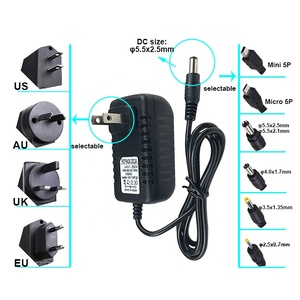 Nhà máy trực tiếp 12v400ma Power adapter 5W tường cắm Power Adapter 12v400ma EU chúng tôi anh AU cung cấp điện Adapter - Product Image 4