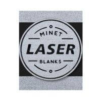 12x24 pulgadas espacios en blanco de polipiel laserable sin adhesivo plata cepillada/Negro polipiel laserable para grabado láser