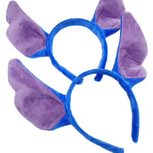 Serre-tête en plastique violet long, motif dessin animé Halloween, pour adultes et enfants, idéal pour les fêtes d'anniversaire et les événements festifs - Product Image 1