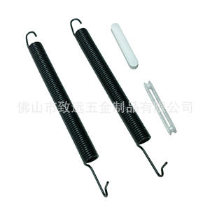 Ressort de porte de lave-vaisselle W10337934, 7,53 pouces, noir, paquet de 2 avec bloc d'extension pour la réparation du lave-vaisselle - Product Image 1