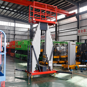 एल्यूमीनियम मिश्र धातु टेलीस्कोपिक हाइड्रोलिक लिफ्ट टेबल हवाई कार्य मंच ऊर्ध्वाधर मिश्र धातु एल्यूमीनियम उठाने मंच - Product Image 3