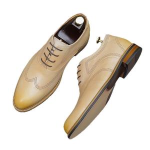 รองเท้าบูทหนังแท้ผู้ชายดีไซน์คลาสสิคล่าสุด ประจำฤดูใบไม้ร่วง-ฤดูหนาว ปี 2025 สวมใส่สบาย เหมาะสำหรับทำงาน กันน้ำ กันลื่น สวมแบบสลิปออน - Product Image 3